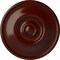 Ekena Millwork Jefferson Ceiling Medallion (Fits Canopies up to 2 7/8"), 11 3/4"OD x 3/8"P, Brushed Mahogany CM12JEBMF - alternate 1